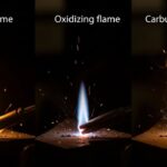 Gas welding flames